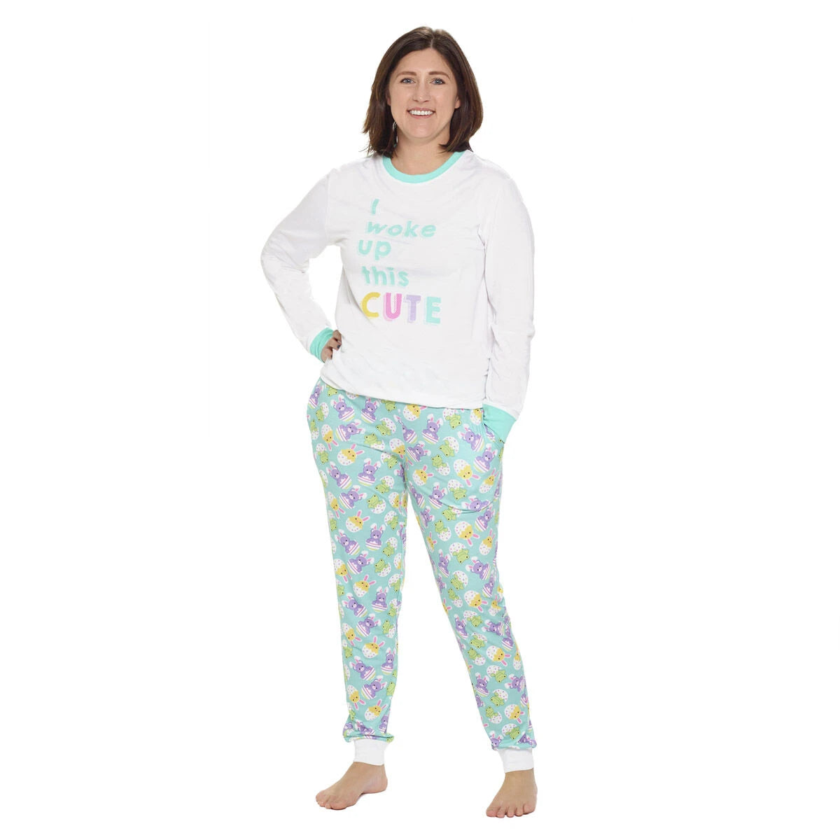 Build-A-Bear Pajama Shop™ "I Woke Up This Cute" PJ Top - Adult - US 6412