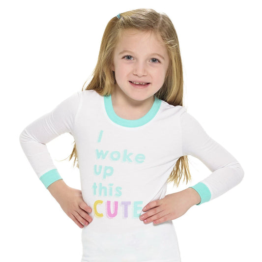 Build-A-Bear Pajama Shop™ "I Woke Up This Cute" PJ Top - Toddler and Youth - US 7962