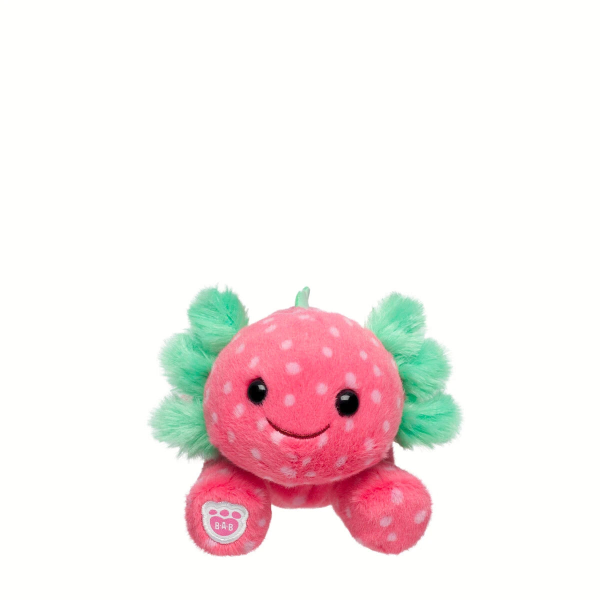 Build-A-Bear Mini Beans Strawberry Axolotl Stuffed | BAB - US 8994