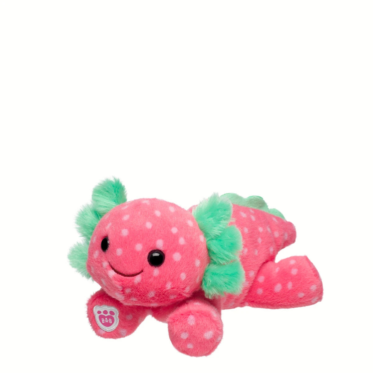 Build-A-Bear Mini Beans Strawberry Axolotl Stuffed | BAB - US 9358