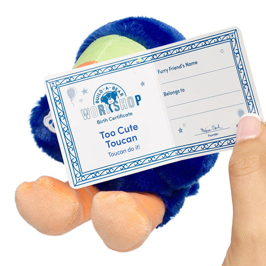Build-A-Bear Mini Beans Too Cute Toucan Stuffed | BAB - US 0510