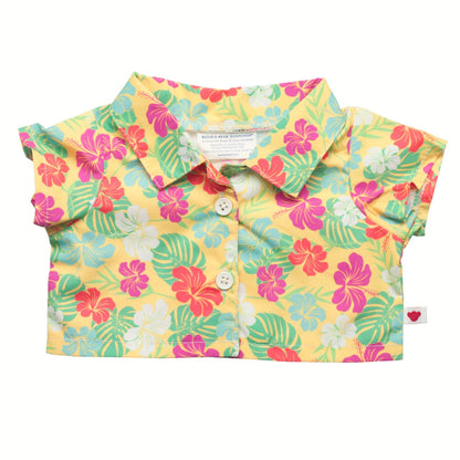 Tropical Flower Print Shirt | Build-A-Bear - US 1870
