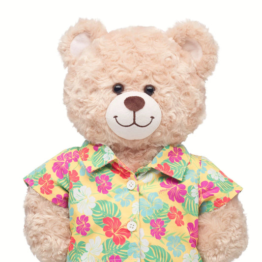 Tropical Flower Print Shirt | Build-A-Bear - US 0343