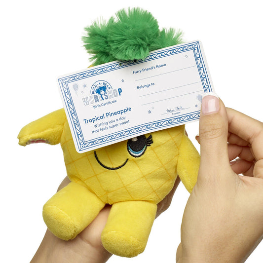 Mini Beans Tropical Pineapple Plush Toy - US 0879
