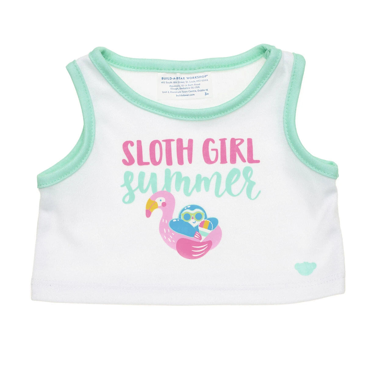 Sloth Girl Summer Tank for Plush Toys | Build-A-Bear® - US 2110