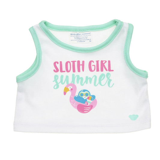 Sloth Girl Summer Tank for Plush Toys | Build-A-Bear® - US 2638