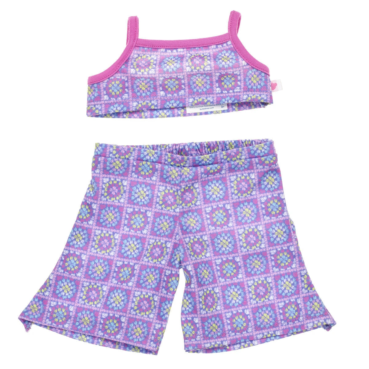 Plush Purple Crochet Jumpsuit Set for Stuffed Animals | Build-A-Bear® - US 7301