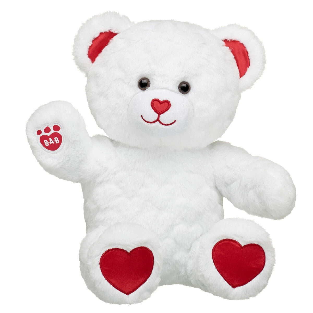 Online Exclusive Embossed Hearts Teddy Bear | Build-A-Bear® - US 7216