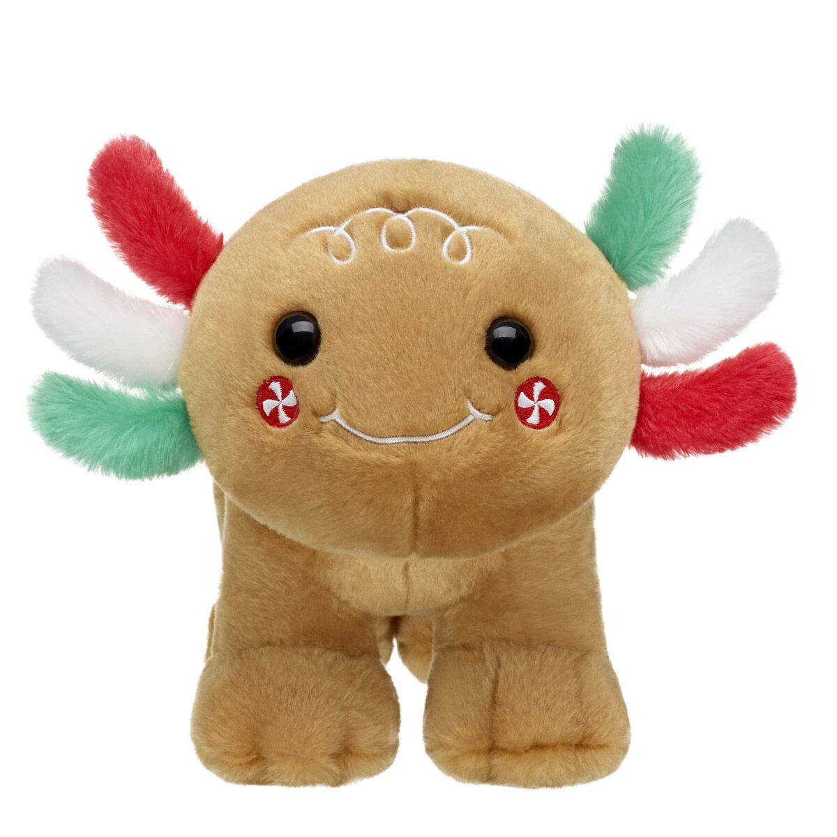Gingerbread Axolotl Stuffed Animal - US 8357