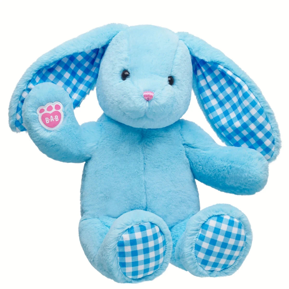 Blue Gingham Pawlette Bunny Plush | Build-A-Bear - US 8215
