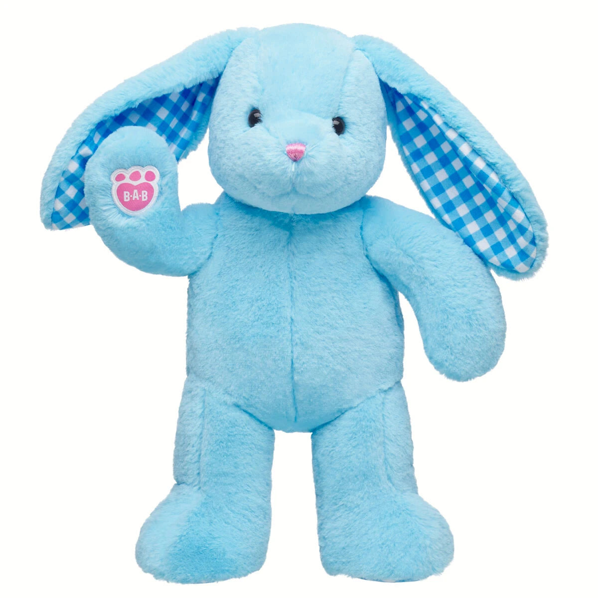Blue Gingham Pawlette Bunny Plush | Build-A-Bear - US 0889