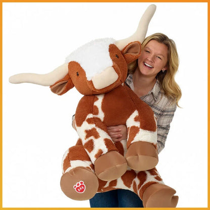 Giant Longhorn Cow Stuffed Animal | Build-A-Bear® - US 5652