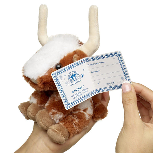 Mini Beans Longhorn Stuffed Animal | Build-A-Bear® - US 0017