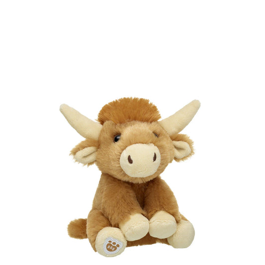 Mini Beans Shaggy Highland Cow Stuffed Animal | Build-A-Bear - US 6873