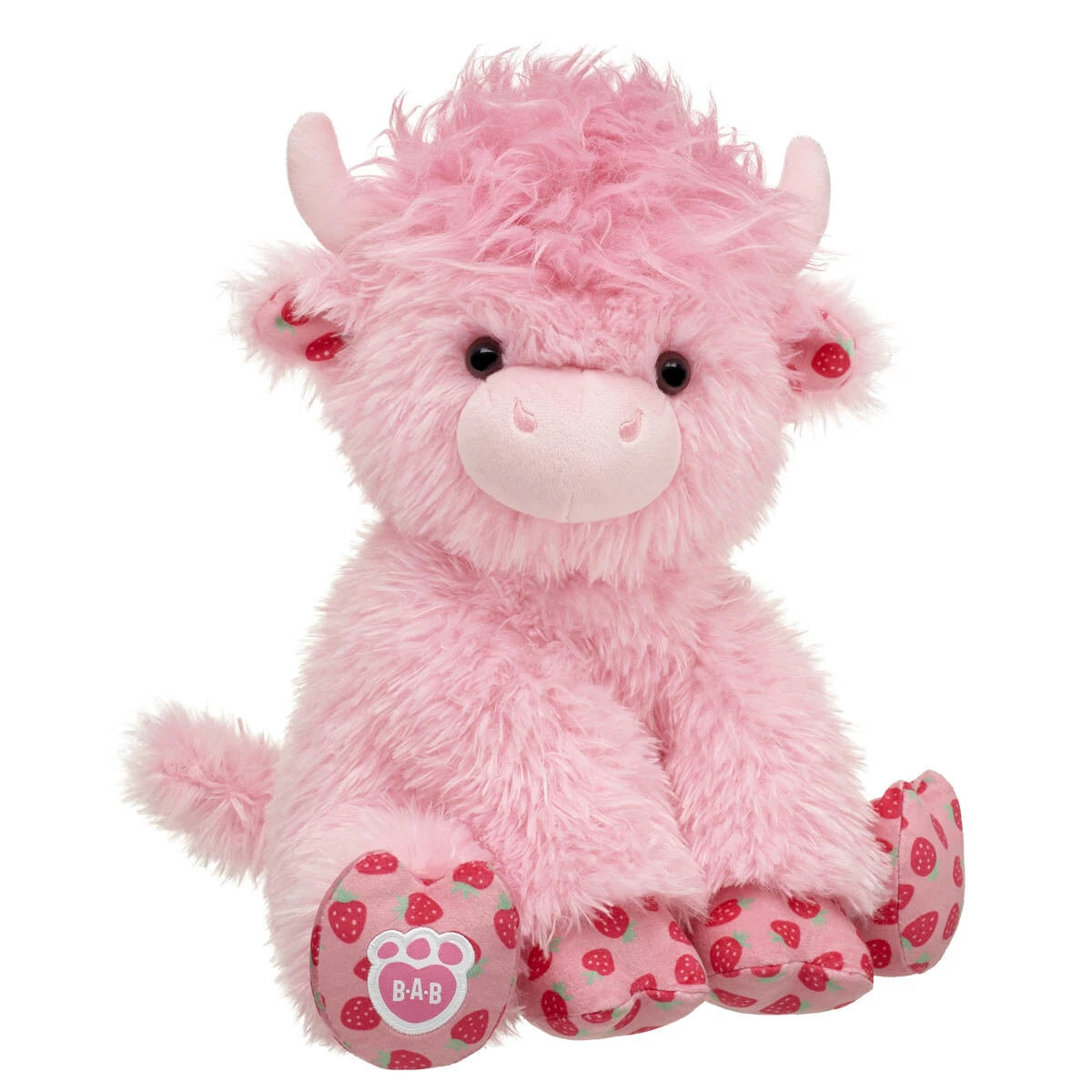 Strawberry Highland Cow Stuffed Animal | Build-A-Bear® - US 9857