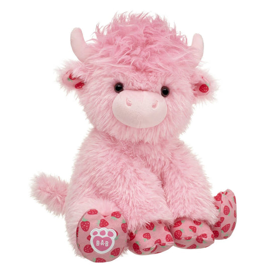 Strawberry Highland Cow Stuffed Animal | Build-A-Bear® - US 2883