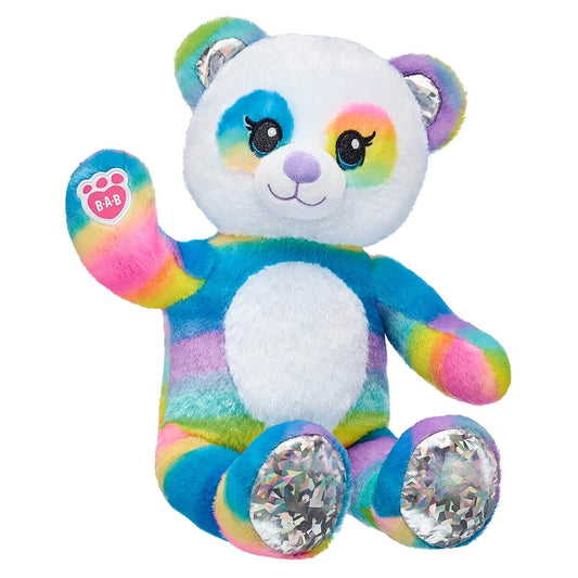 Rainbow Panda Plush Toy | Shop Rainbow Friends at Build-A-Bear® - US 8792
