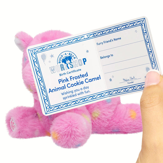 Build-A-Bear Mini Beans Pink Frosted Animal Cookie | BAB - US 8895