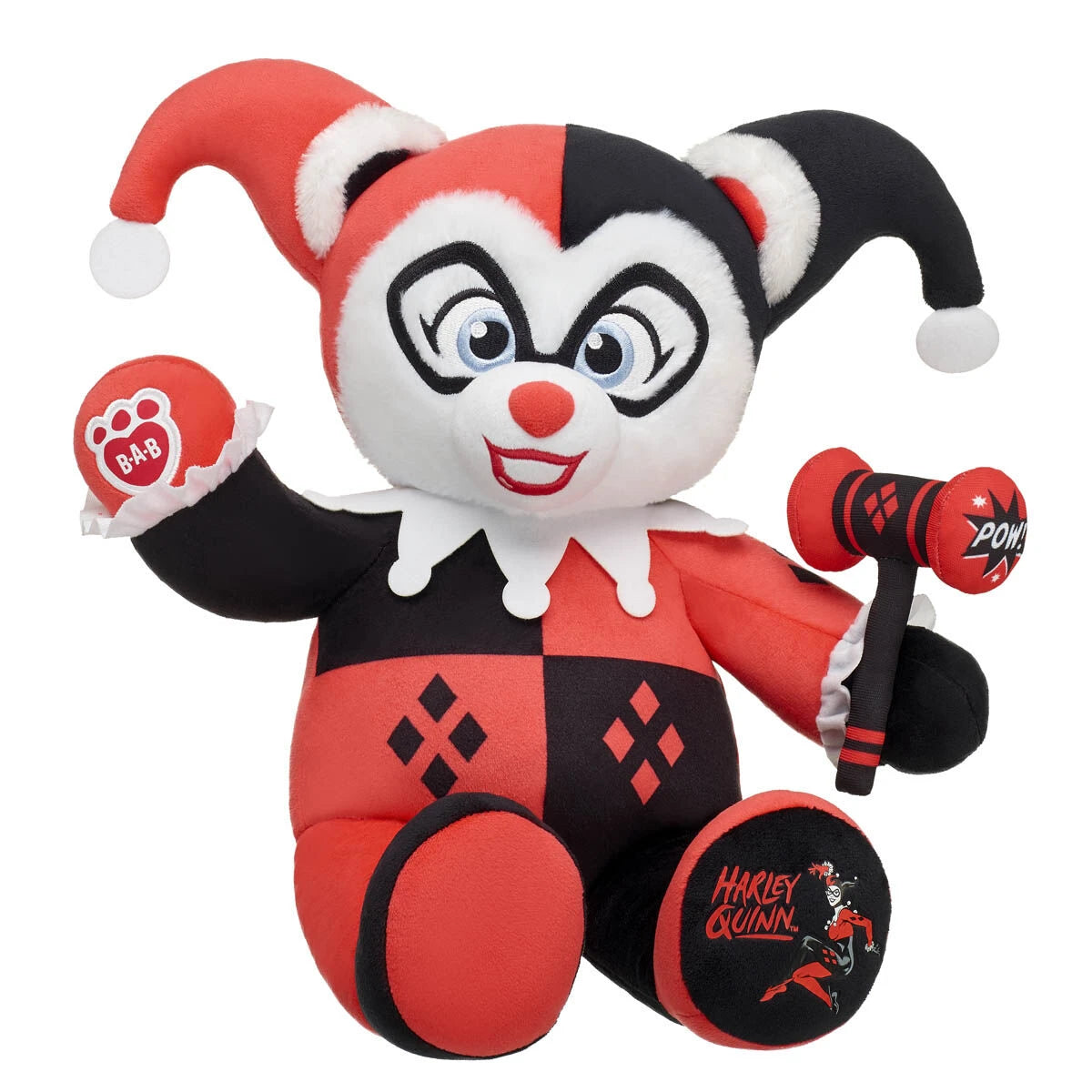 Online Exclusive Classic Harley Quinn™ Teddy Bear | Build-A-Bear® - US 5677