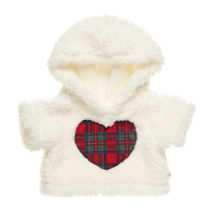 Tartan Heart Hoodie for Plush Toys | Build-A-Bear® - US 4632