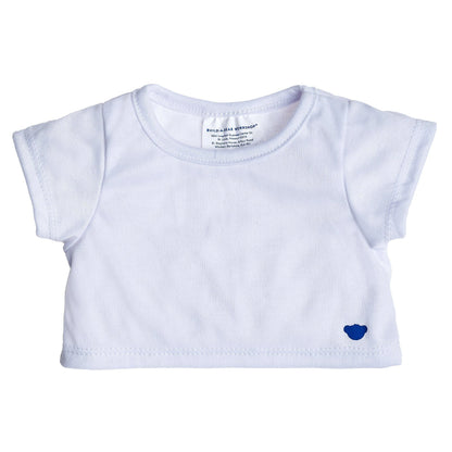 White T-Shirt for Stuffed Animals | Build-A-Bear® - US 4392