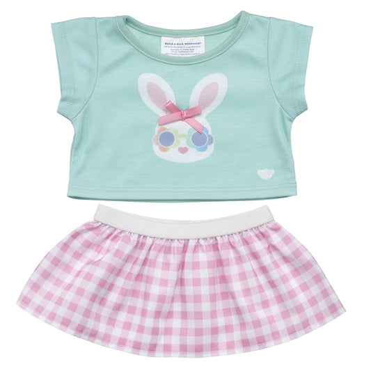 Gingham Bunny Easter Outfit 2 pc. | Build-A-Bear - US 4228