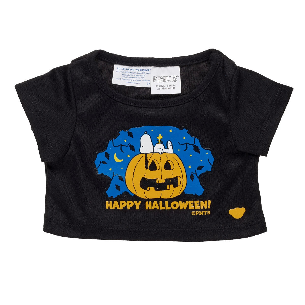 Peanuts® Happy Halloween T-Shirt for Plush Toys | Build-A-Bear® - US 1178