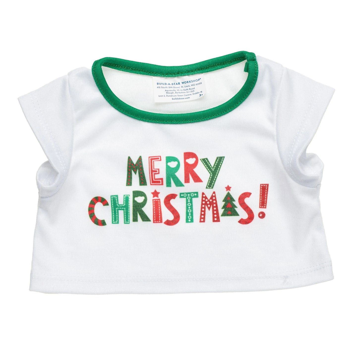 Merry Christmas T-Shirt for Stuffed Animals | Build-A-Bear® - US 1185