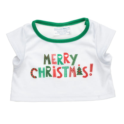 Merry Christmas T-Shirt for Stuffed Animals | Build-A-Bear® - US 1185
