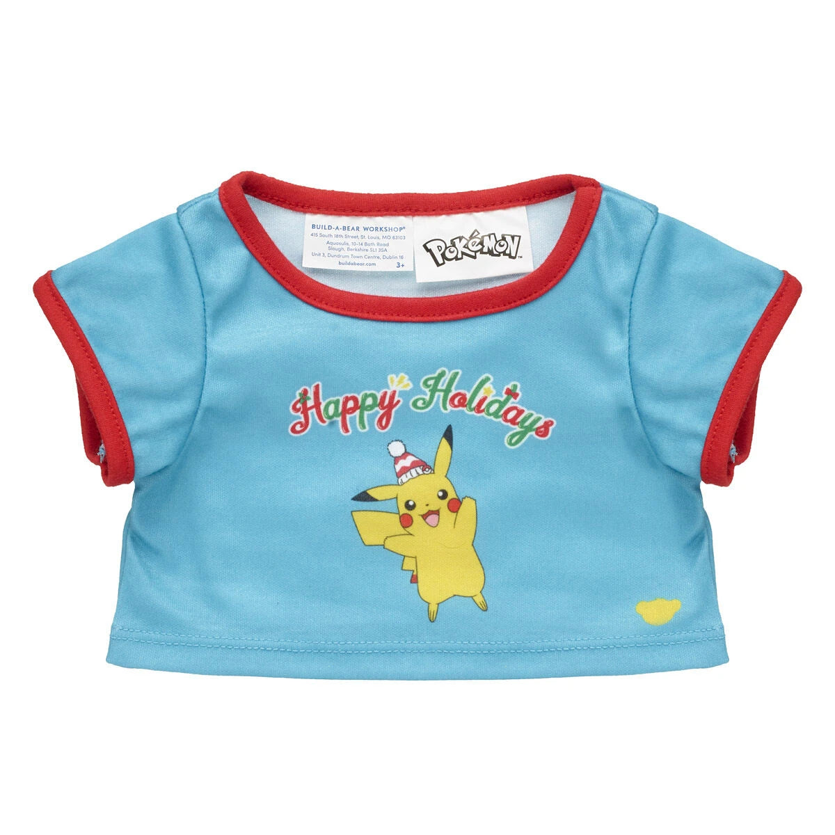 Pokémon Happy Holidays Tee for Plush Toys | Build-A-Bear® - US 8384