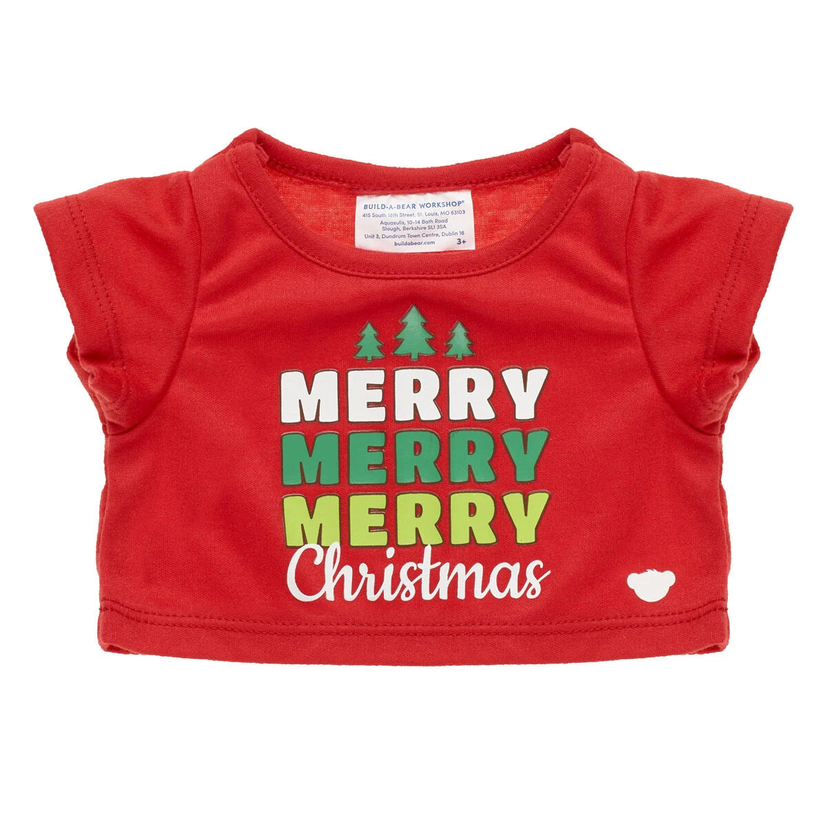 Merry Christmas T-Shirt for Plush Toys | Build-A-Bear® - US 1517