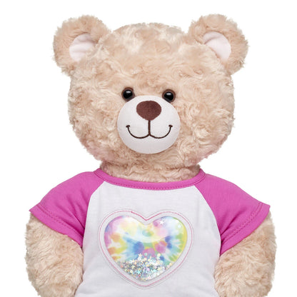 Tie-Dye Sequin Heart T-Shirt | Build-A-Bear - US 2627