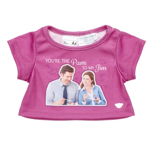 Pam and Jim The Office T-Shirt for Stuffed Animals | Build-A-Bear® - US 3613
