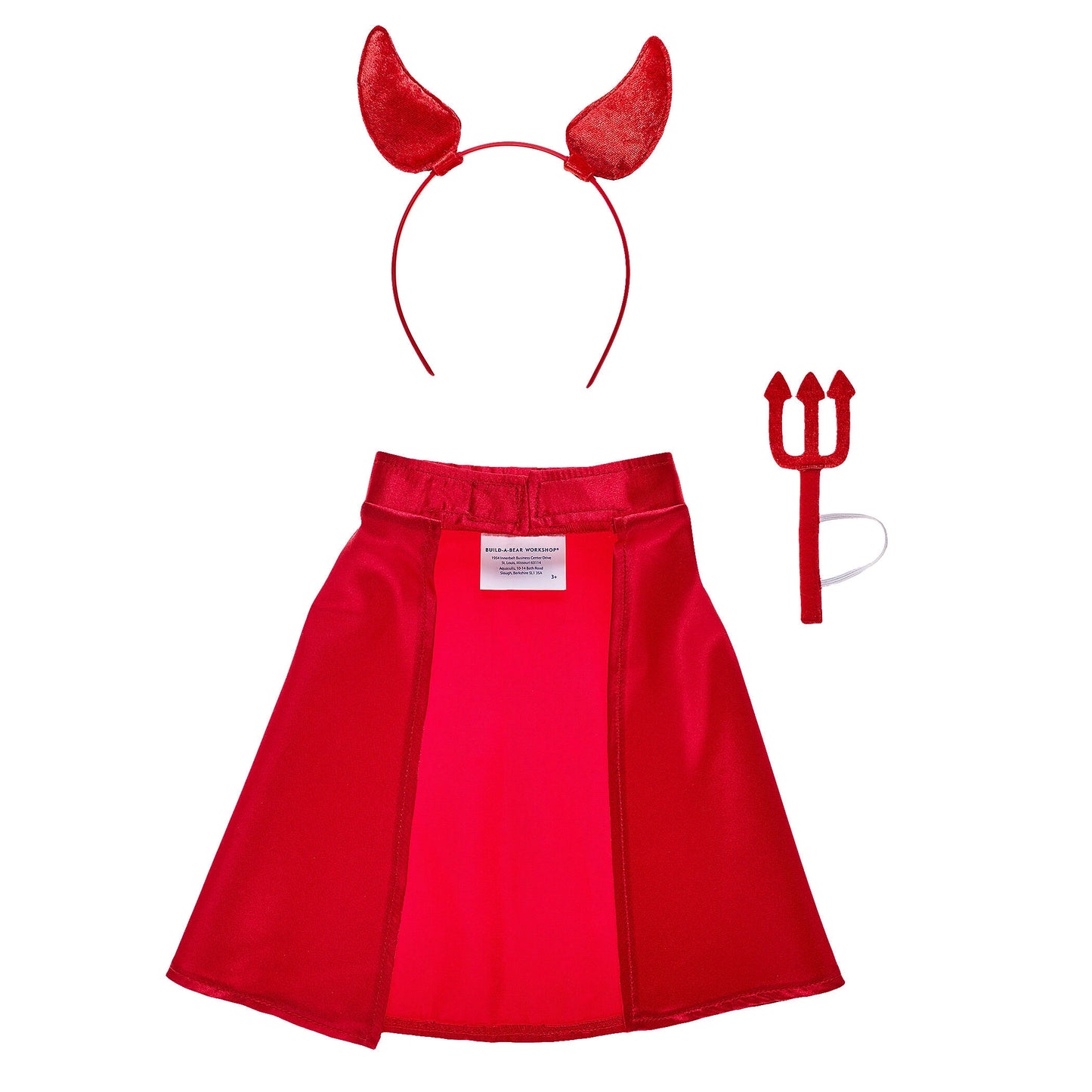 Devil Costume Set 3 pc. | Build-A-Bear - US 9041