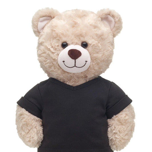 Online Exclusive Black V-Neck T-Shirt | Build-A-Bear - US 3671