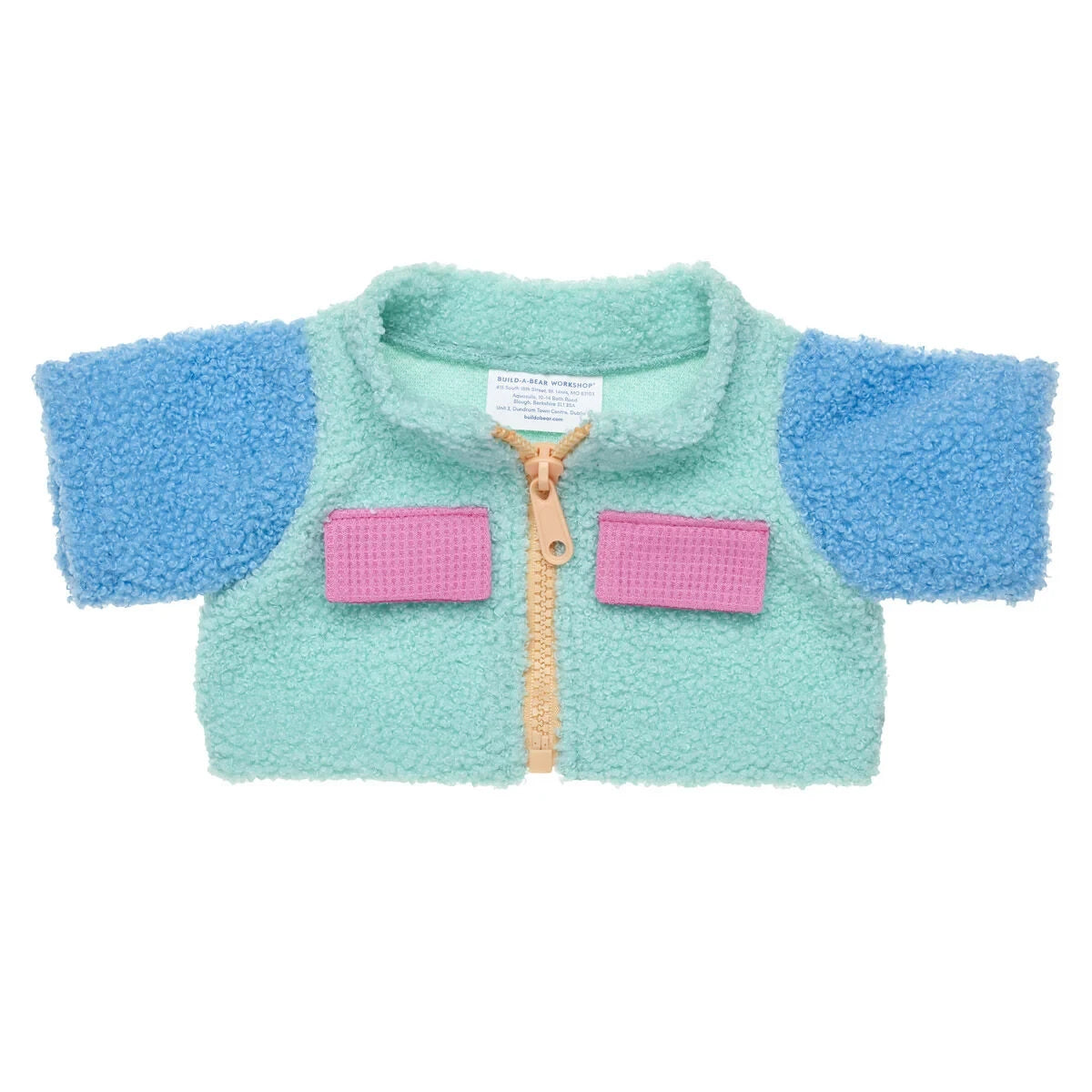 Colourful Sherpa Jacket | Build-A-Bear - US 5624