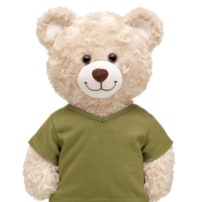 Green V-Neck T-Shirt for Stuffed Animals | Build-A-Bear® - US 7041