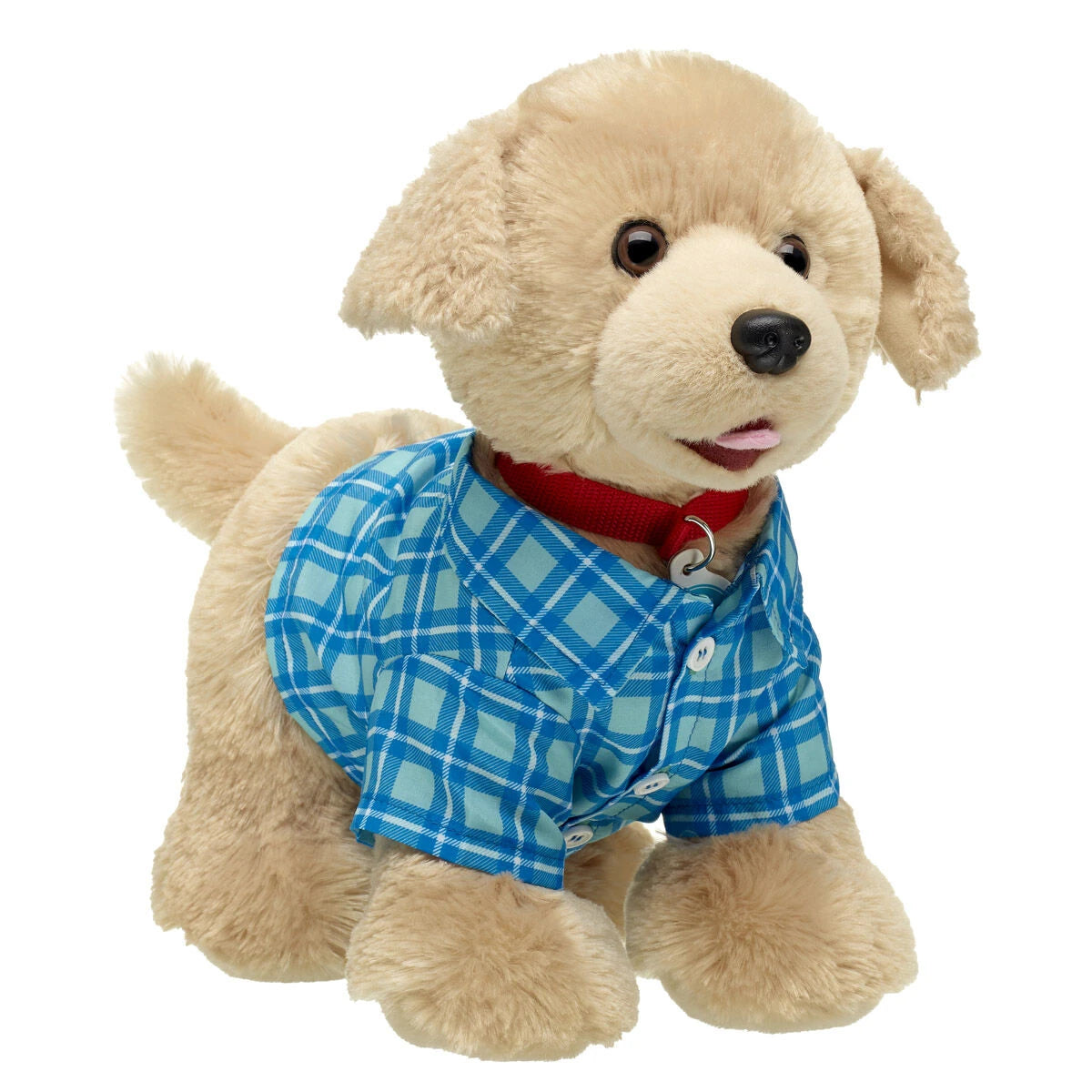 Blue Check T-Shirt for Stuffed Animals - US 8527
