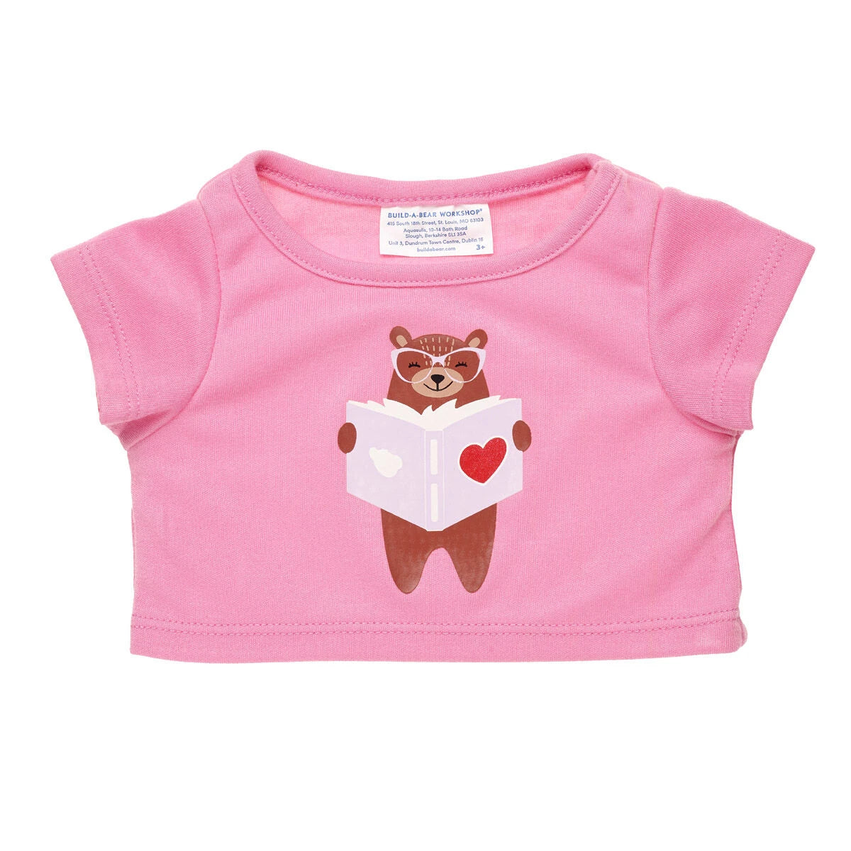 I Love Books T-Shirt for Stuffed Animals | Build-A-Bear® - US 3717