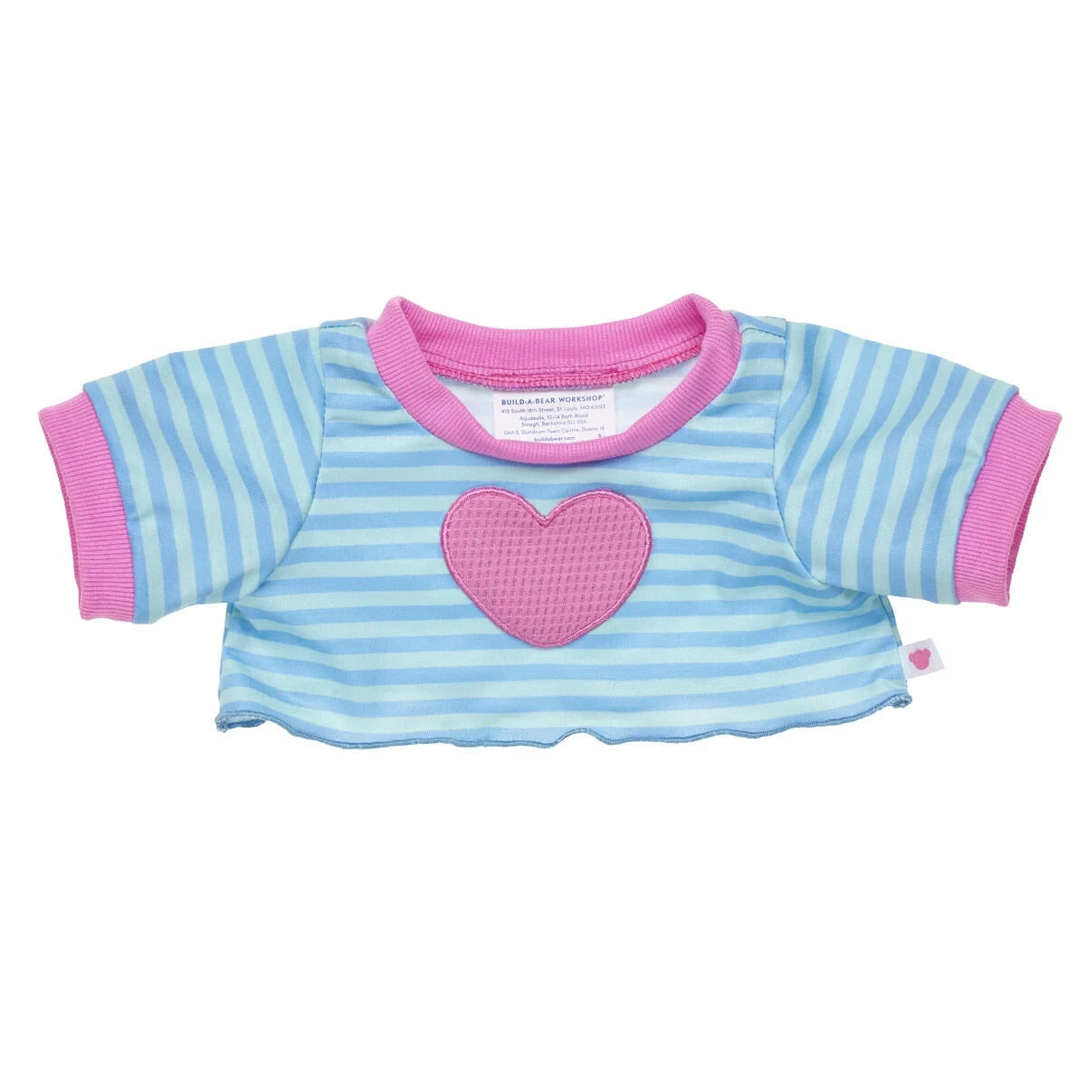 Heart Stripe Sweatshirt | Build-A-Bear - US 6867