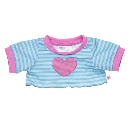 Heart Stripe Sweatshirt | Build-A-Bear - US 6867