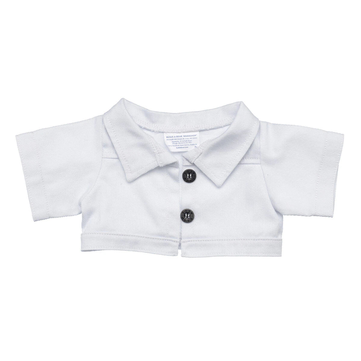 White Denim Jean Jacket | Build-A-Bear - US 7044