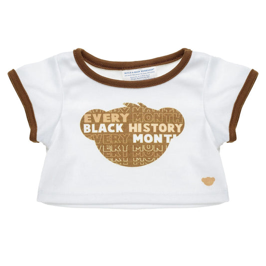 "Black History Every Month" T-Shirt for Stuffed Animals | Build-A-Bear® - US 2905