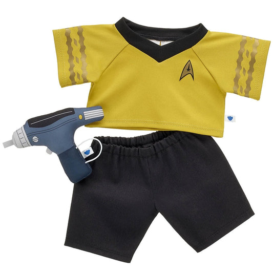 Star Trek: The Original Series Gold Uniform and Phaser Bundle | Build-A-Bear® - US 8441