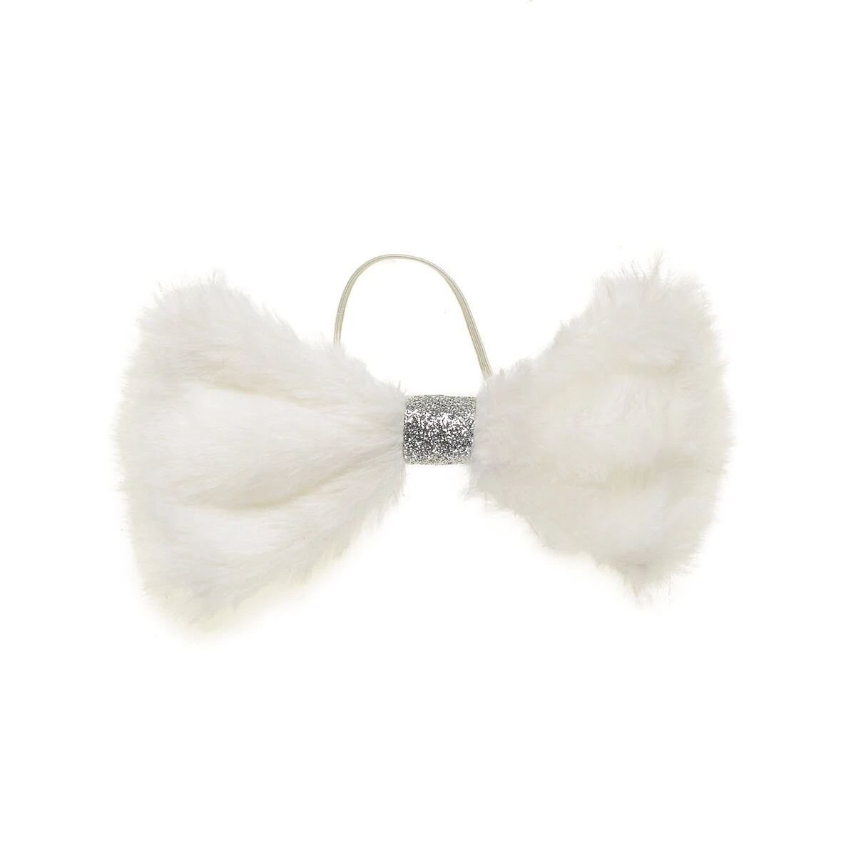 Fuzzy White Bow for Stuffed Animals | Build-A-Bear Workshop® - US 5306