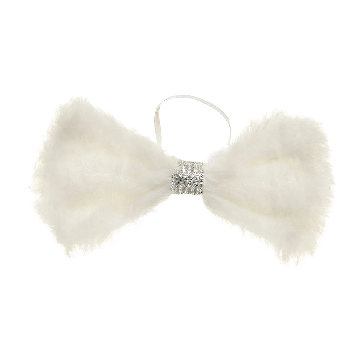 Fuzzy White Bow for Stuffed Animals | Build-A-Bear Workshop® - US 5721