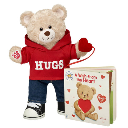 Happy Hugs Teddy Bear "A Wish from the Heart" Board Book Set | Build-A-Bear® - US 4341
